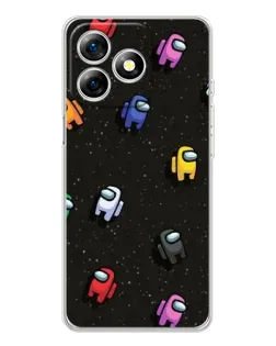 Чохол для Ulefone Note 18 Pro з картинкою «Космічний патерн Among Us»