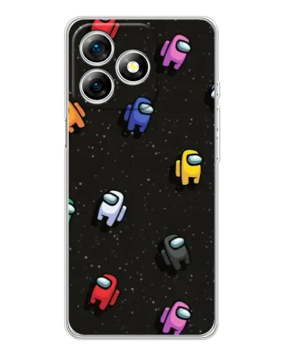 Чохол для Ulefone Note 18 Pro з картинкою «Космічний патерн Among Us»