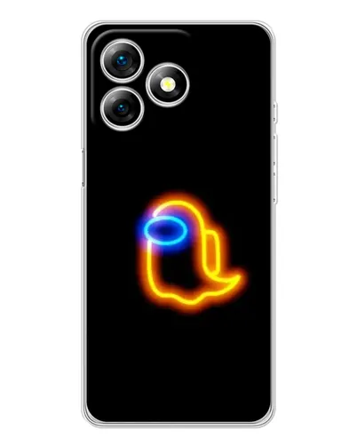 Чохол для Ulefone Note 18 Pro з картинкою «Among Us неонове сяйво»
