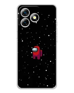 Чохол для Ulefone Note 18 Pro з картинкою «Червоний Among Us»
