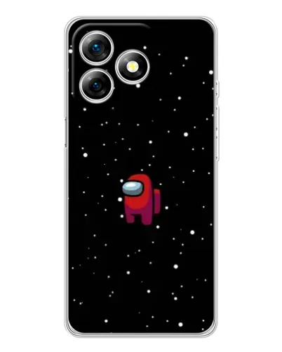 Чохол для Ulefone Note 18 Pro з картинкою «Червоний Among Us»