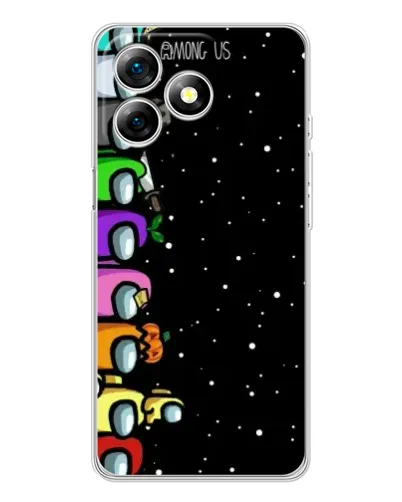 Чохол для Ulefone Note 18 Pro з картинкою «Команда Among Us»