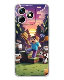 Чохол для Ulefone Note 18 Pro з картинкою «Стів на фермі»