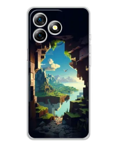 Чохол для Ulefone Note 18 Pro з картинкою «Вид з печери»