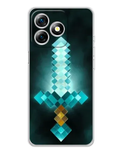 Чохол для Ulefone Note 18 Pro з картинкою «Алмазний меч неон»