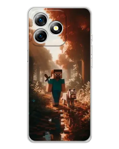 Чохол для Ulefone Note 18 Pro з картинкою «Стів у лісі»