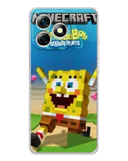Чохол для Ulefone Note 18 Pro з картинкою «Губка Боб Minecraft» Чохол для Ulefone Note 18 Pro з картинкою «Губка Боб Minecraft»