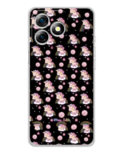 Чехол для Ulefone Note 18 Pro с картинкой «Magic Unicorn паттерн»