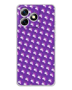 Чехол для Ulefone Note 18 Pro с картинкой «Единороги на фиолетовом» Чехол для Ulefone Note 18 Pro с картинкой «Единороги на фиолетовом»
