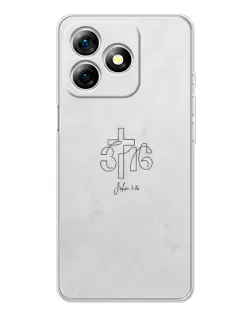 Чохол для Ulefone Note 18 Pro з картинкою «Івана 3:16 Хрест» Чохол для Ulefone Note 18 Pro з картинкою «Івана 3:16 Хрест»