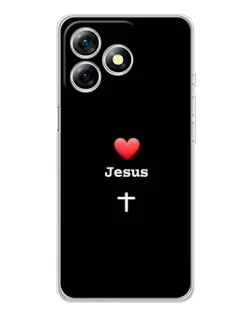 Чохол для Ulefone Note 18 Pro з картинкою «Серце - Jesus» Чохол для Ulefone Note 18 Pro з картинкою «Серце - Jesus»