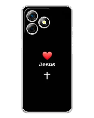 Чохол для Ulefone Note 18 Pro з картинкою «Серце - Jesus» Чохол для Ulefone Note 18 Pro з картинкою «Серце - Jesus»