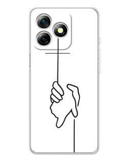 Чохол для Ulefone Note 18 Pro з картинкою «Рука тримає» Чохол для Ulefone Note 18 Pro з картинкою «Рука тримає»