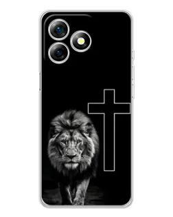 Чохол для Ulefone Note 18 Pro з картинкою «Лев та Хрест» Чохол для Ulefone Note 18 Pro з картинкою «Лев та Хрест»