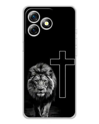 Чохол для Ulefone Note 18 Pro з картинкою «Лев та Хрест» Чохол для Ulefone Note 18 Pro з картинкою «Лев та Хрест»