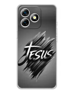 Чохол для Ulefone Note 18 Pro з картинкою «Напис Jesus Graffiti»