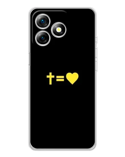 Чохол для Ulefone Note 18 Pro з картинкою «Серце та Хрест» Чохол для Ulefone Note 18 Pro з картинкою «Серце та Хрест»