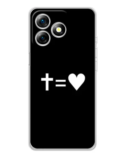Чохол для Ulefone Note 18 Pro з картинкою «Хрест та Серце» Чохол для Ulefone Note 18 Pro з картинкою «Хрест та Серце»