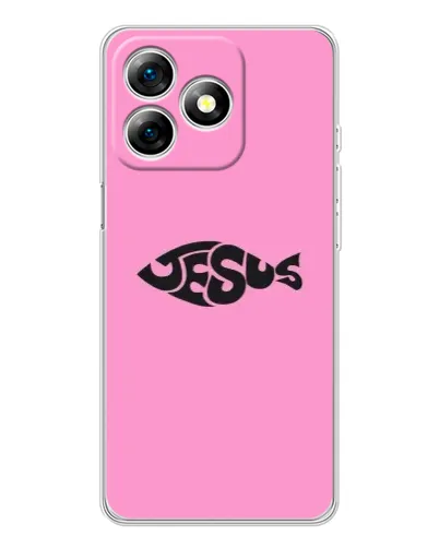 Чохол для Ulefone Note 18 Pro з картинкою «Рожевий символ Jesus» Чохол для Ulefone Note 18 Pro з картинкою «Рожевий символ Jesus»