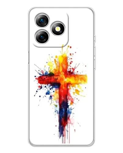 Чохол для Ulefone Note 18 Pro з картинкою «Акварельний хрест» Чохол для Ulefone Note 18 Pro з картинкою «Акварельний хрест»