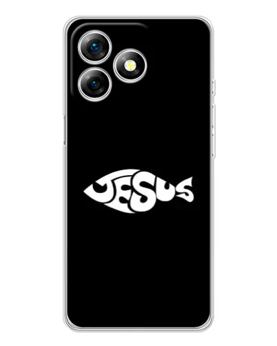 Чехол для Ulefone Note 18 Pro с картинкой «Рыба Jesus» Чехол для Ulefone Note 18 Pro с картинкой «Рыба Jesus»