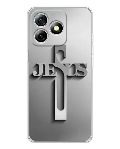 Чехол для Ulefone Note 18 Pro с картинкой «Металлический крест Jesus» Чехол для Ulefone Note 18 Pro с картинкой «Металлический крест Jesus»