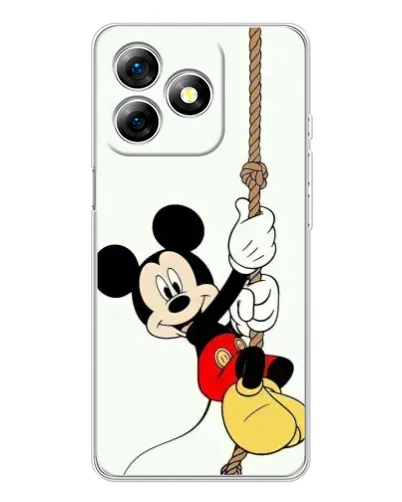 Чехол для Ulefone Note 18 Pro с картинкой «Mickey на канате»