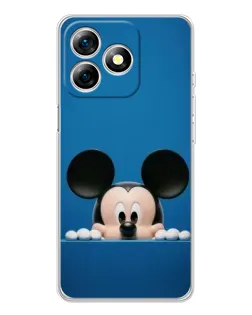 Чехол для Ulefone Note 18 Pro с картинкой «Микки выглядывает»