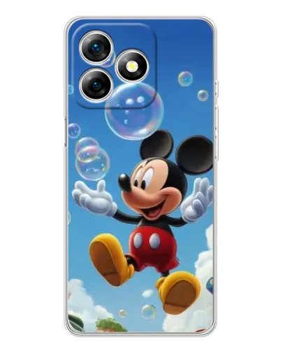 Чехол для Ulefone Note 18 Pro с картинкой «Mickey и мыльные пузыри»