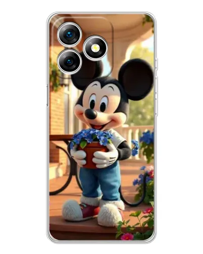 Чехол для Ulefone Note 18 Pro с картинкой «Микки садовод»
