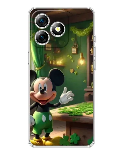Чехол для Ulefone Note 18 Pro с картинкой «Микки в мастерской»