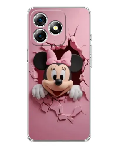 Чехол для Ulefone Note 18 Pro с картинкой «Минни сквозь стену»