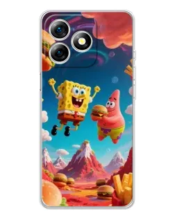 Чехол для Ulefone Note 18 Pro с картинкой «Космический фастфуд» Чехол для Ulefone Note 18 Pro с картинкой «Космический фастфуд»