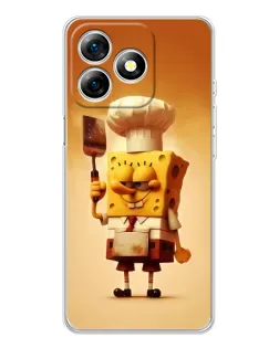 Чехол для Ulefone Note 18 Pro с картинкой «Губка Боб повар» Чехол для Ulefone Note 18 Pro с картинкой «Губка Боб повар»
