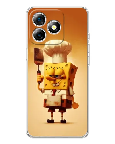 Чехол для Ulefone Note 18 Pro с картинкой «Губка Боб повар»