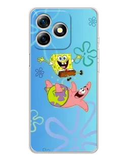 Чехол для Ulefone Note 18 Pro с картинкой «Спанч Боб и Патрик» Чехол для Ulefone Note 18 Pro с картинкой «Спанч Боб и Патрик»