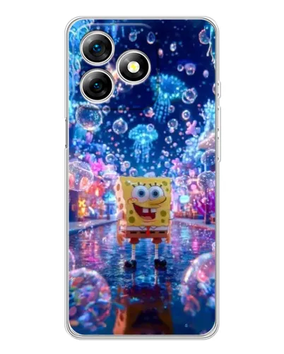 Чехол для Ulefone Note 18 Pro с картинкой «Неоновый океан»