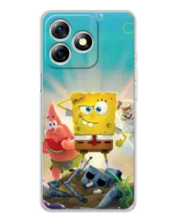Чехол для Ulefone Note 18 Pro с картинкой «Спанч Боб победитель» Чехол для Ulefone Note 18 Pro с картинкой «Спанч Боб победитель»