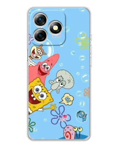 Чехол для Ulefone Note 18 Pro с картинкой «Веселые пузырьки»