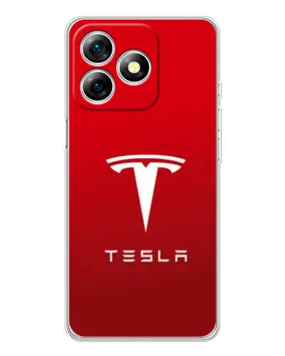 Чохол для Ulefone Note 18 Pro з картинкою «Tesla Red Classic»