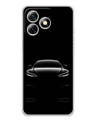 Чохол для Ulefone Note 18 Pro з картинкою «Силует Tesla Night»