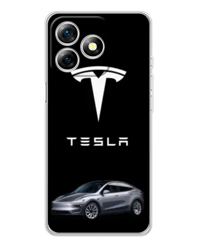Чохол для Ulefone Note 18 Pro з картинкою «Tesla Model Y»