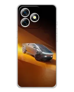 Чохол для Ulefone Note 18 Pro з картинкою «Cybertruck у пустелі»