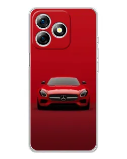 Чохол для Ulefone Note 18 Pro з картинкою «Червоний Mercedes AMG»
