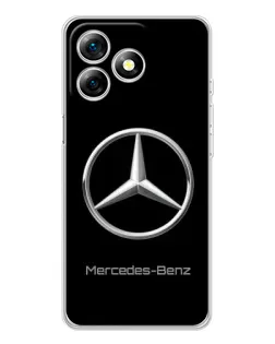 Чохол для Ulefone Note 18 Pro з картинкою «Mercedes Silver Logo»