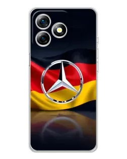 Чохол для Ulefone Note 18 Pro з картинкою «Mercedes — прапор Німеччини»