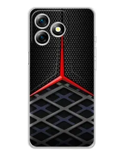 Чохол для Ulefone Note 18 Pro з картинкою «Mercedes Carbon Grid»