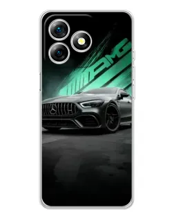 Чохол для Ulefone Note 18 Pro з картинкою «Темний Mercedes AMG»