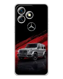Чохол для Ulefone Note 18 Pro з картинкою «Mercedes G-Class червоний»