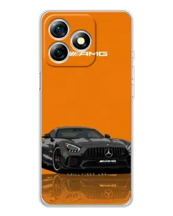 Чохол для Ulefone Note 18 Pro з картинкою «Помаранчевий Mercedes AMG»